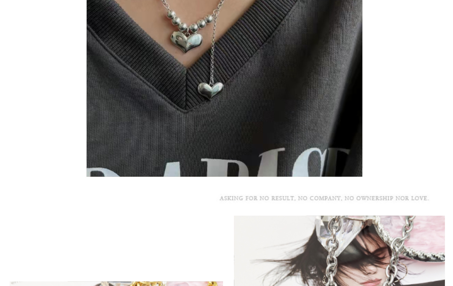 Pendant Necklace Classification 1 Piece Quantity Lady Heart Shape Titanium Steel Plating Pendant Necklace