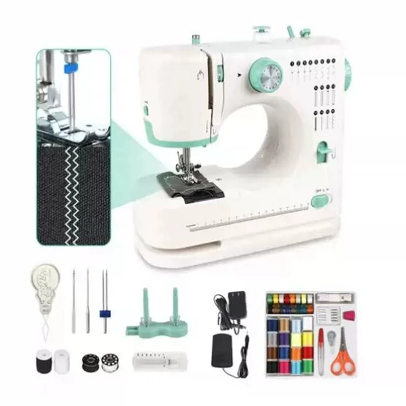 Трансграничные горячие продажи машины Fanghua новый продукт FHSM-520 модернизирован с 16 линиями домашней электрической швейной машины