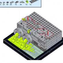 MOC积木兼容乐高 111005 下水道基地 忍者神龟 跨境积木 拼搭玩具