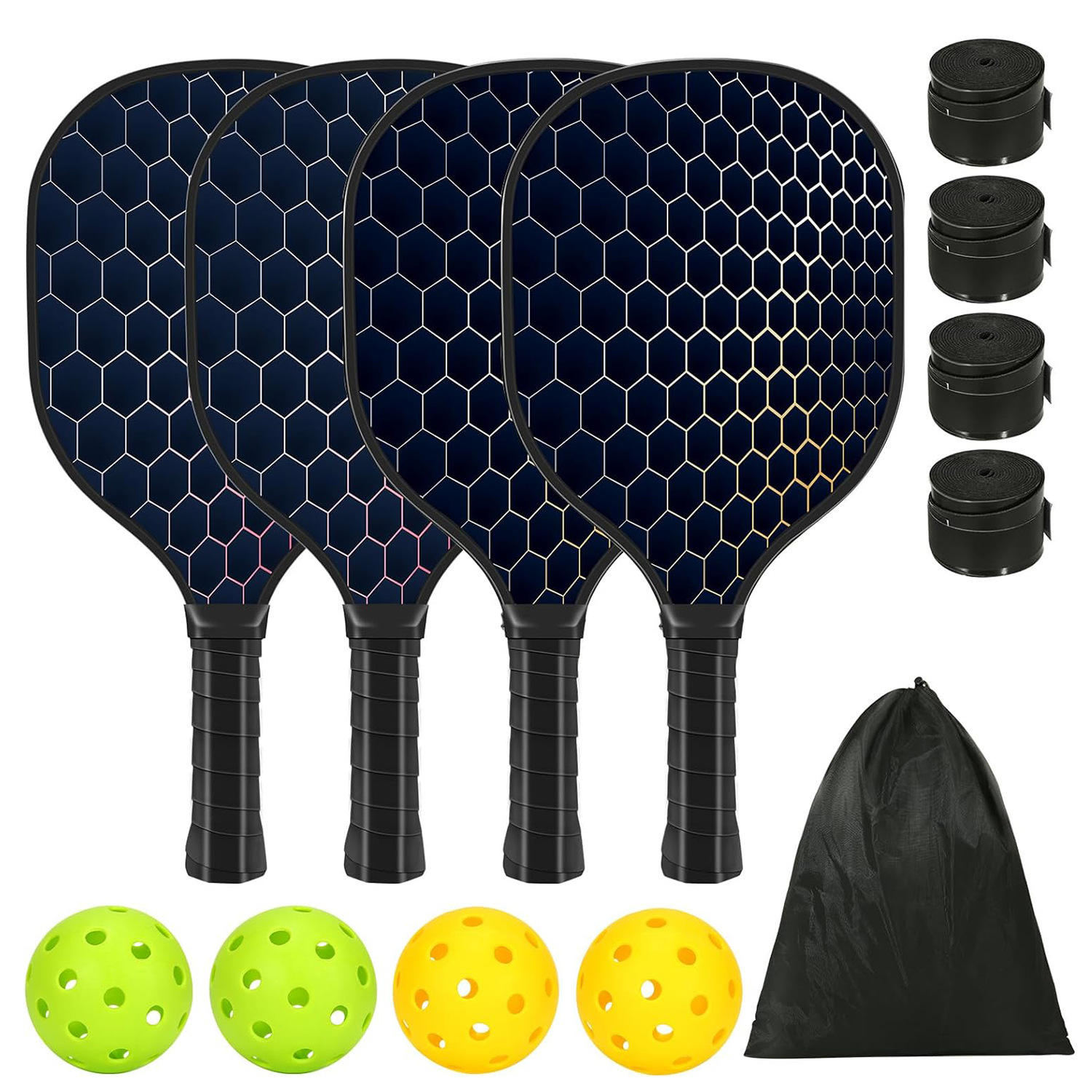 4 비트 + 4 볼 + 4 핸드 접착제 + 1 가방