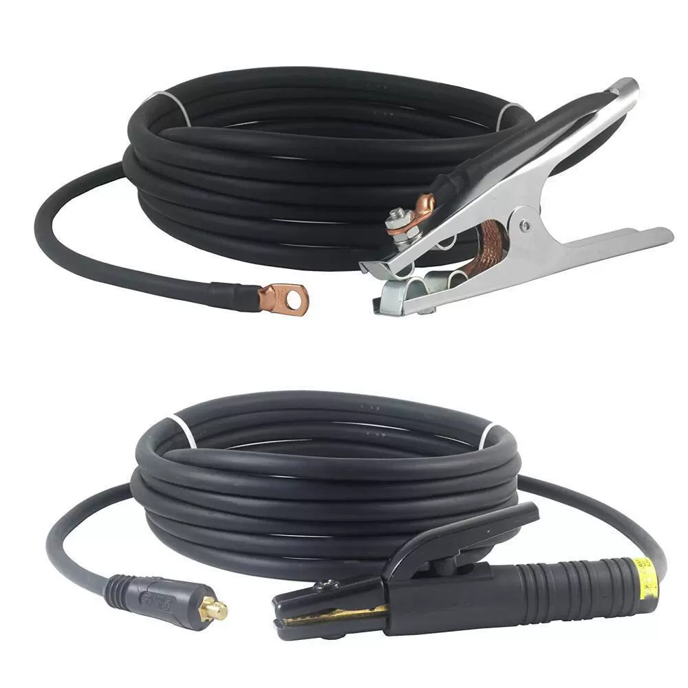 Кабель сварочного аппарата, линия подключения аккумулятора, сборка зажима для сварочного заземления, линия крана с квадратной сварочной ручкой 35 мм.