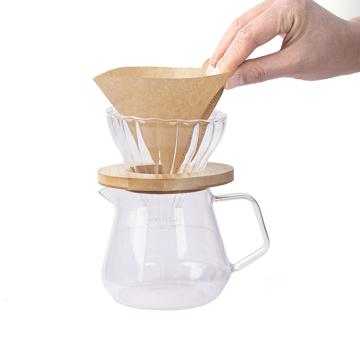 Juego de Café de Goteo Manual con Molinillo de Aleación de Aluminio y Acero Inoxidable para Exterior y Oficina image 3