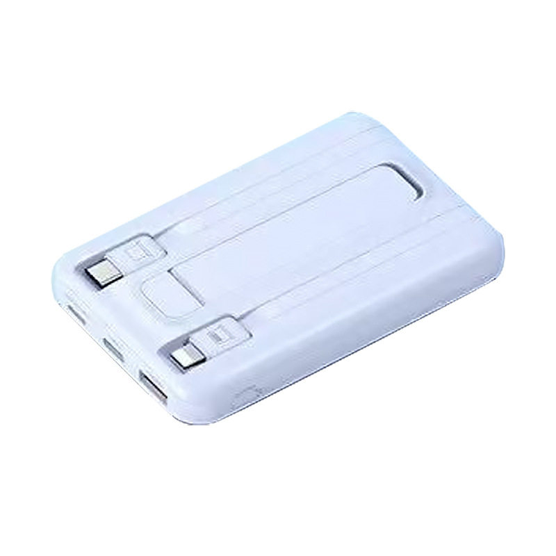 Mini banco de energía de pantalla digital inteligente de 10000 mAh, carga rápida inalámbrica de gran capacidad, fuente de alimentación móvil portátil