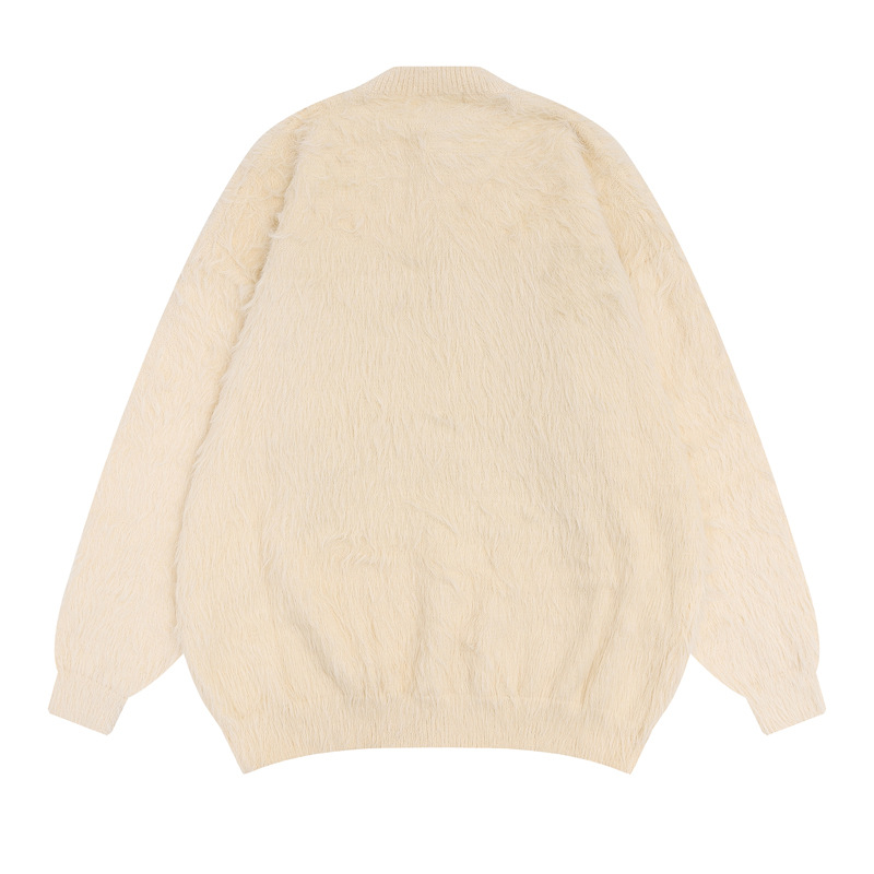 Îmbrăcăminte pentru bărbați, pulover din mohair, stil oraș principal, pentru bărbați și femei, de brand de modă, stil lejer, pulover lejer_voghion.com