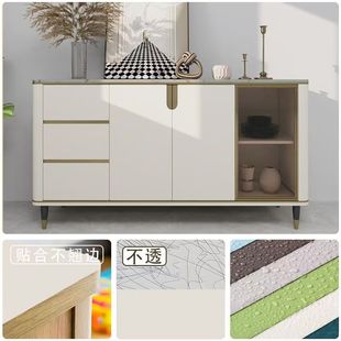 Furniture stickers wardrobe solid color background wall stickers bedroom skin-sensitive film waterproof self-adhesive wallpaper wholesale wallpaper