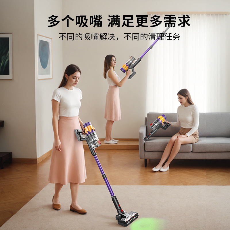 跨境热销无刷吸尘器家用大吸力550W大功率多功能手持式宠物吸尘机|undefined