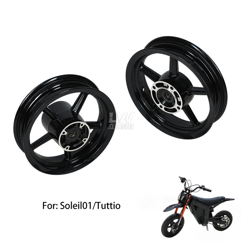 KUGOO Tuttio Soleil 01 Electric Off-Road Motorcycle Accessories 13inch Front and Rear Aluminum Rim Tires and Hubs