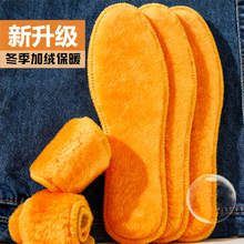 鞋垫冬季加绒加厚保暖鞋垫不冻脚舒女款适透气吸汗仿羊毛棉毡鞋垫
