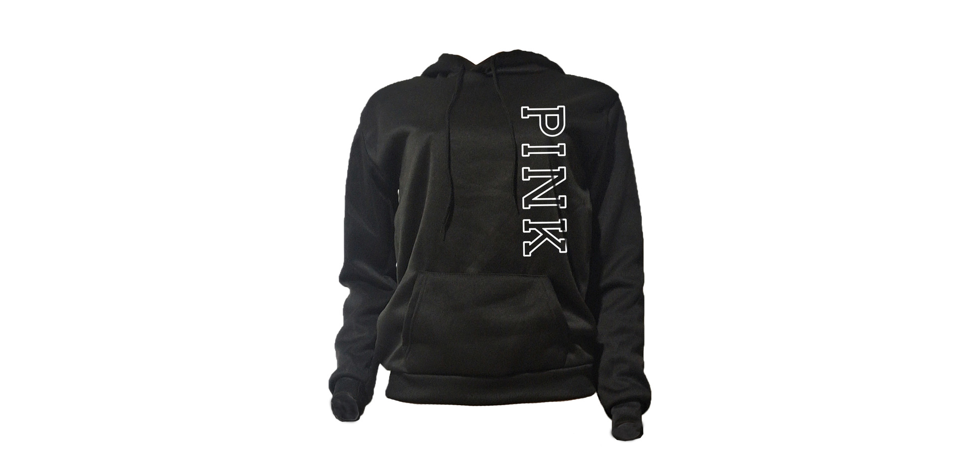 Felpa con cappuccio casual larga stampata da donna, taglia comoda, autunno e inverno, N8888P5A_voghion.com