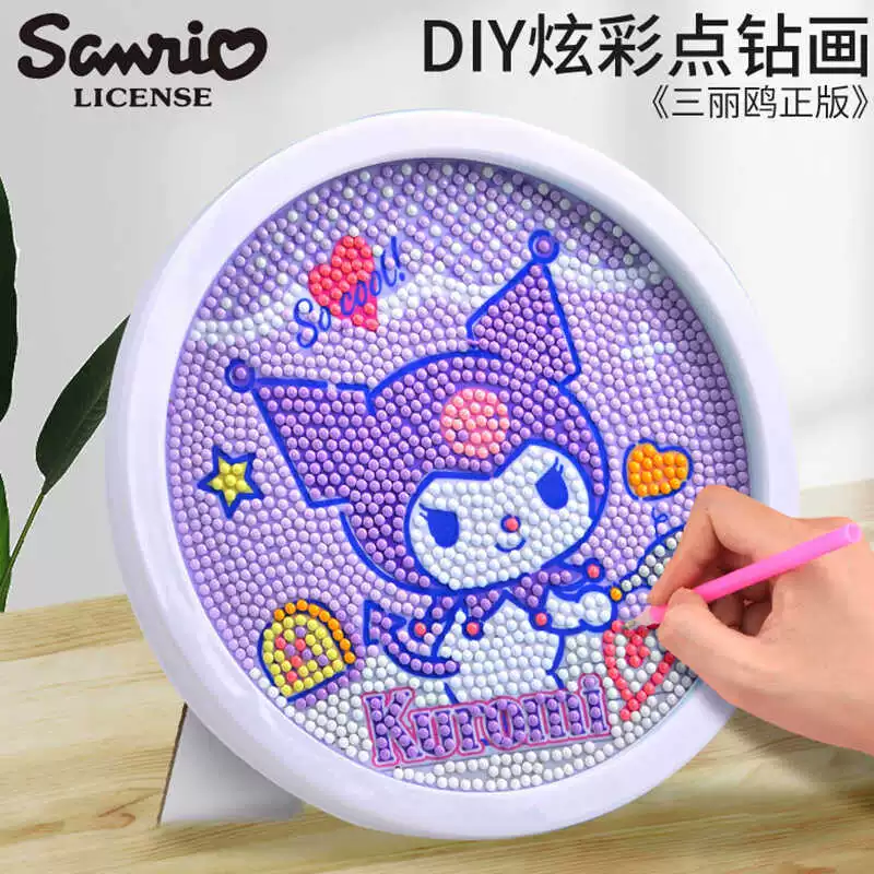 Куломи Алмазная наклейка 2024 новый стиль девушки креативная ручная работа diy детские игрушки детский сад