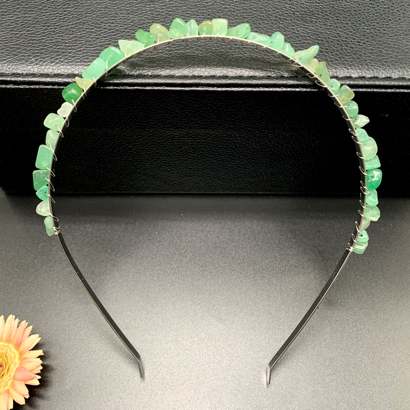 75g Weight Fashion U Shape Artificial Crystal Hair Band 1 Piece
