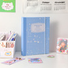 Student A5 Korean Version Pour ink Drops Album Binding Stardy Six -Page Live Pagling Girls Three -inch Card Storage Book