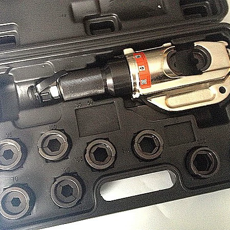 Раздельный гидравлический зажим CYO-400B Обжимная клемма из меди и алюминия 16-400 мм2 ручные обжимные клещи