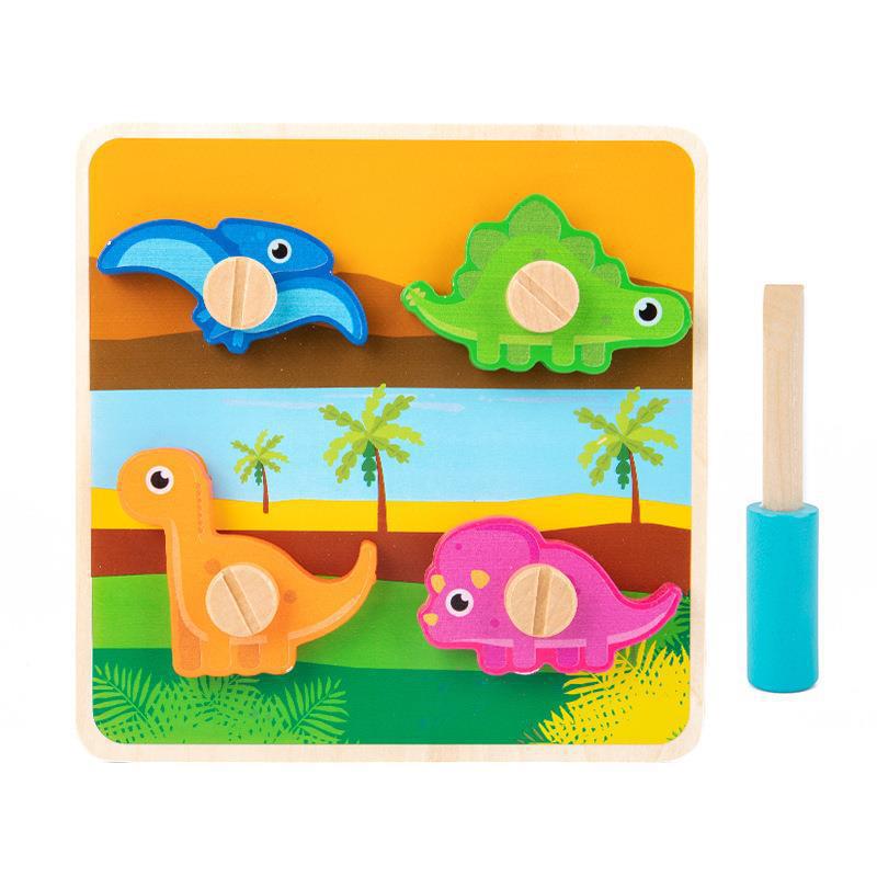 CPC Montessori niños giro tornillo forma color a juego cognitivo tuerca coche herramienta bebé educación temprana Juguetes