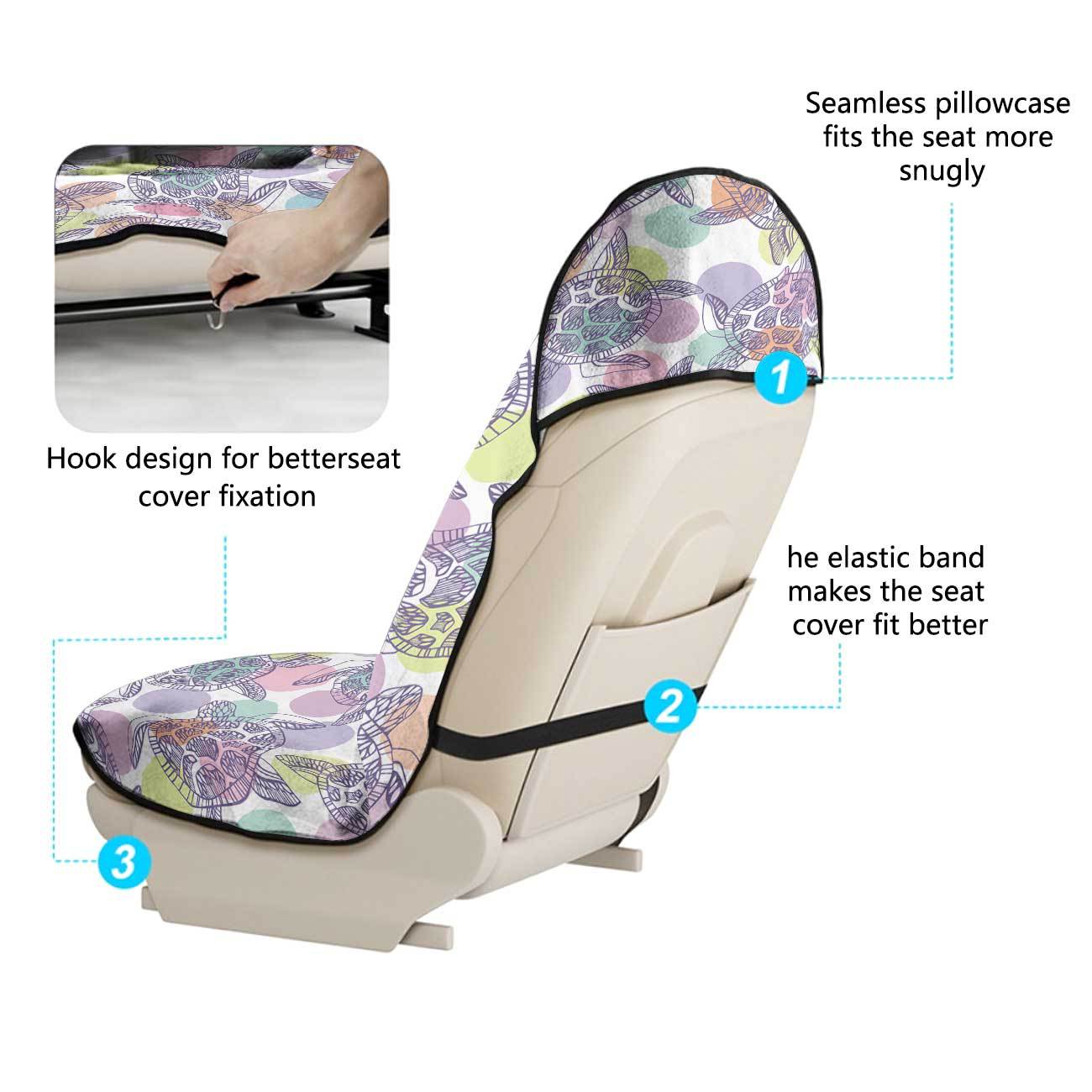Marine seat towel cover front seat protector suitable for gym and exercise, universal for all seasons and car use