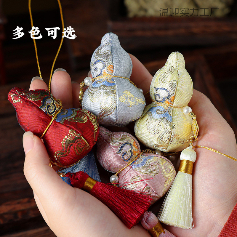 国潮平安福禄香包香囊端午节葫芦材料包传统手工创意挂件挂饰|undefined