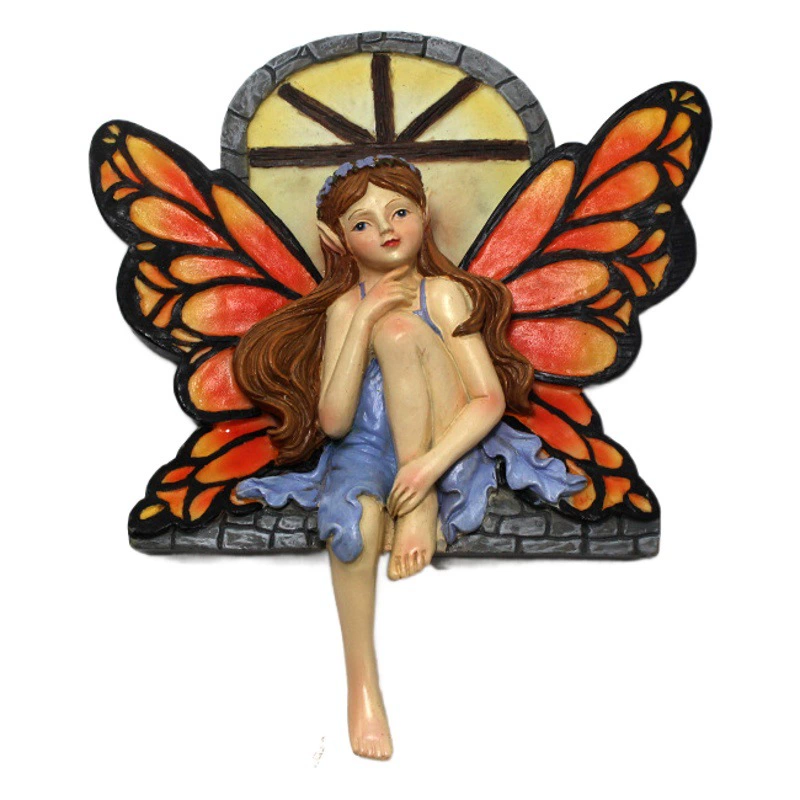 Трансграничный Новый светящийся цветок сказочное дерево висит творческий кулон из Смолы Садовый Ангел Украшение оптом