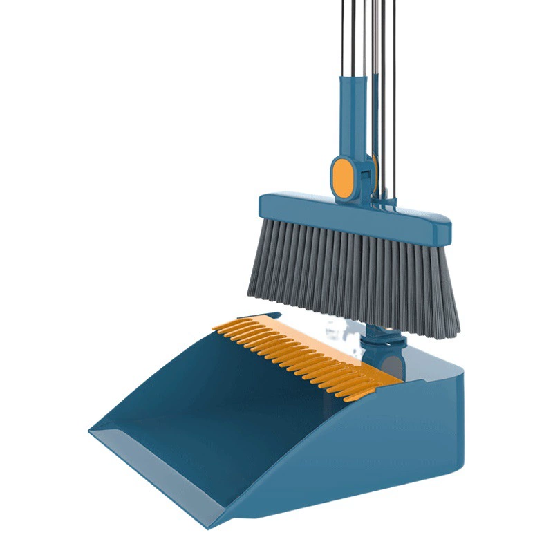 Прямые продажи с фабрики, набор метлы, бытовая чистящая метла, совок, комбинированная метла, складная, с антипригарным покрытием, для волос, мягкая щетина