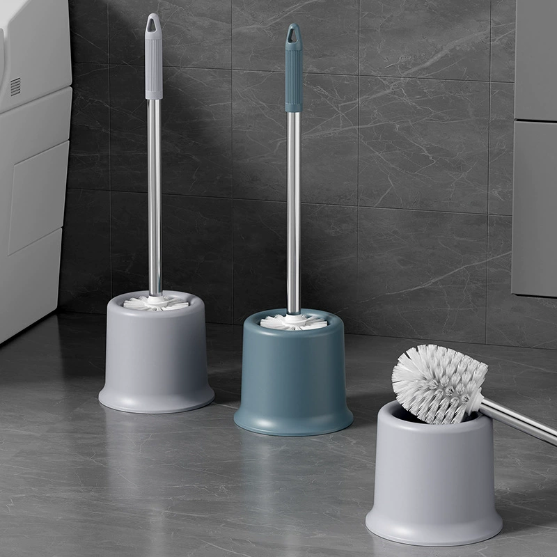 Щетка для унитаза для домашнего использования, без мертвых зон, чистка унитаза в ванной комнате с основанием, набор с длинной ручкой для ванной комнаты, унитаз для приседаний, настенный.