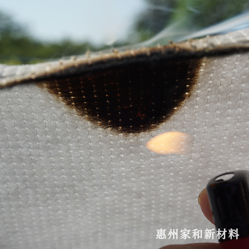 家和阻燃代加工 1633美标阻燃丽新布 涤纶纤维无纺布优质床垫面料