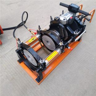 63-200PE semi-automatic hot melt welding machine double column hot melt welding machine plastic pipe hot melt pair welding machine