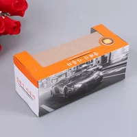 Полупрозрачная Подарочная коробка белый картон детская игрушка окно картонная машина кукла Гофрированная коробка прозрачная подарочная коробка