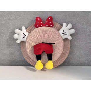 Summer Children's Crossbody Coin Purse Mini Cute Cartoon Mickey Mouse Butt Shape