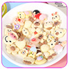 Resin with accessories, cream accessory, materials set, hairgrip, cartoon toy, wholesale, handmade