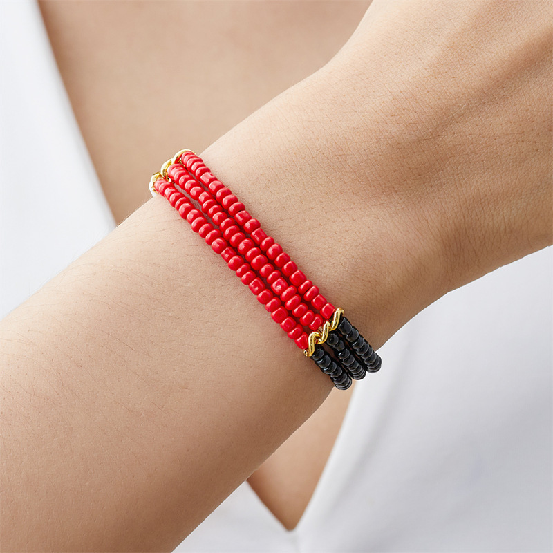 Style Ethnique Bohémien Géométrique Perle De Rocaille Corde Perlé Tricot Unisexe Bracelets display picture 17