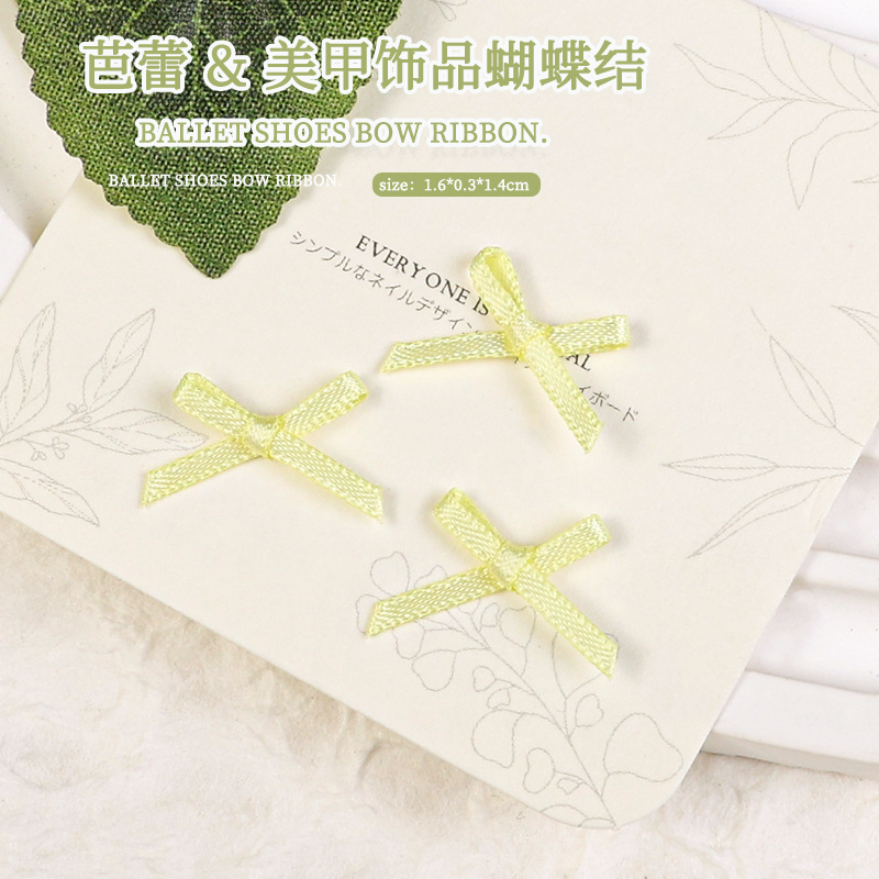 Accesorios de arco de uñas pieza de uñas accesorios de arco DIY tela de encaje mariposa decoraciones de uñas