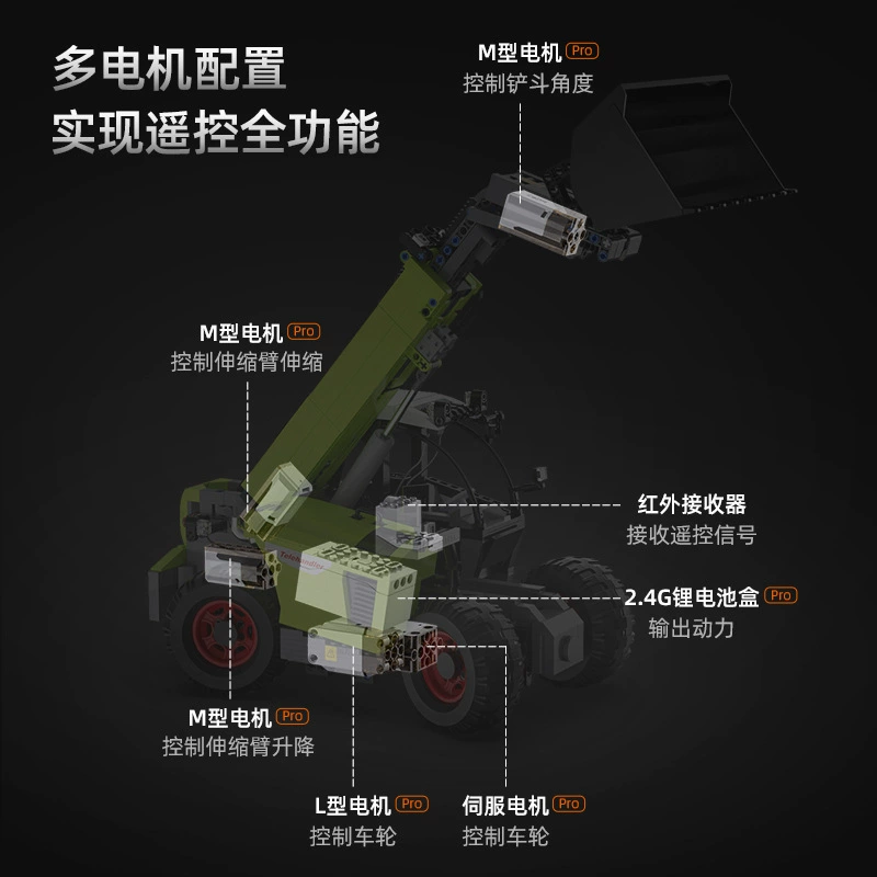 Transport for boys, intellectual constructor, toy, remote control, small particles