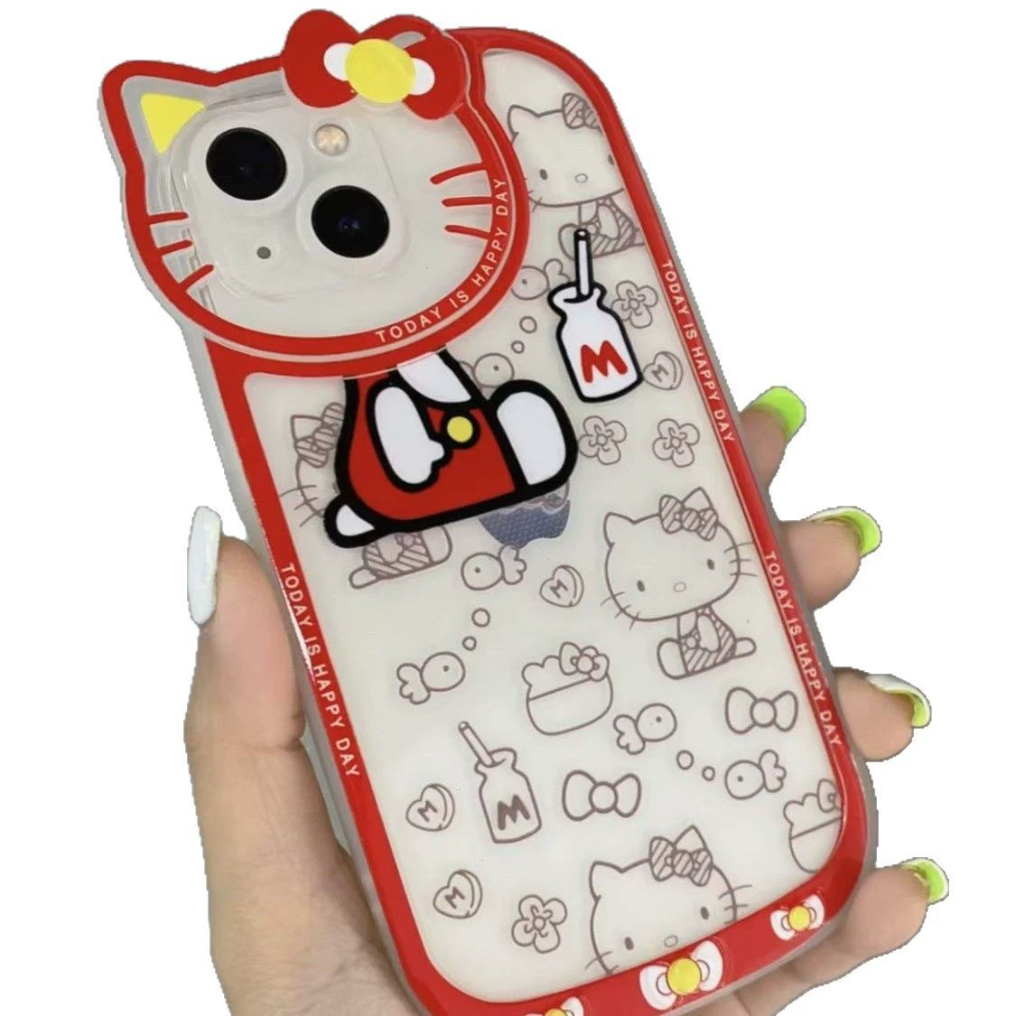 Hello Kitty, яблоко, чехол для телефона, совместимый iPhone17 Pro, iPhone, 16promax, 14