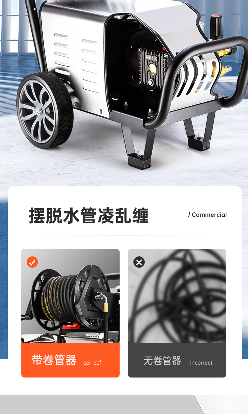 High Pressure Car Washer 220V/380V Professional Car Wash Shop Commercial
