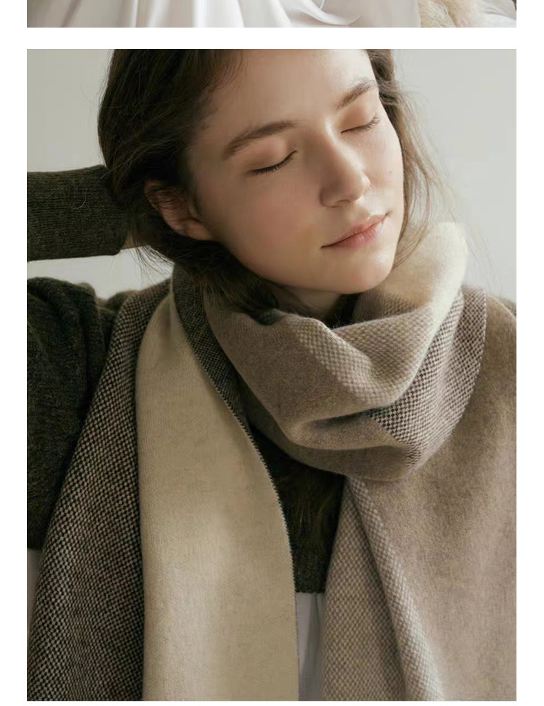 Knit Shawl And Neck Scarf Unisex Versatile Designer Style_voghion.com