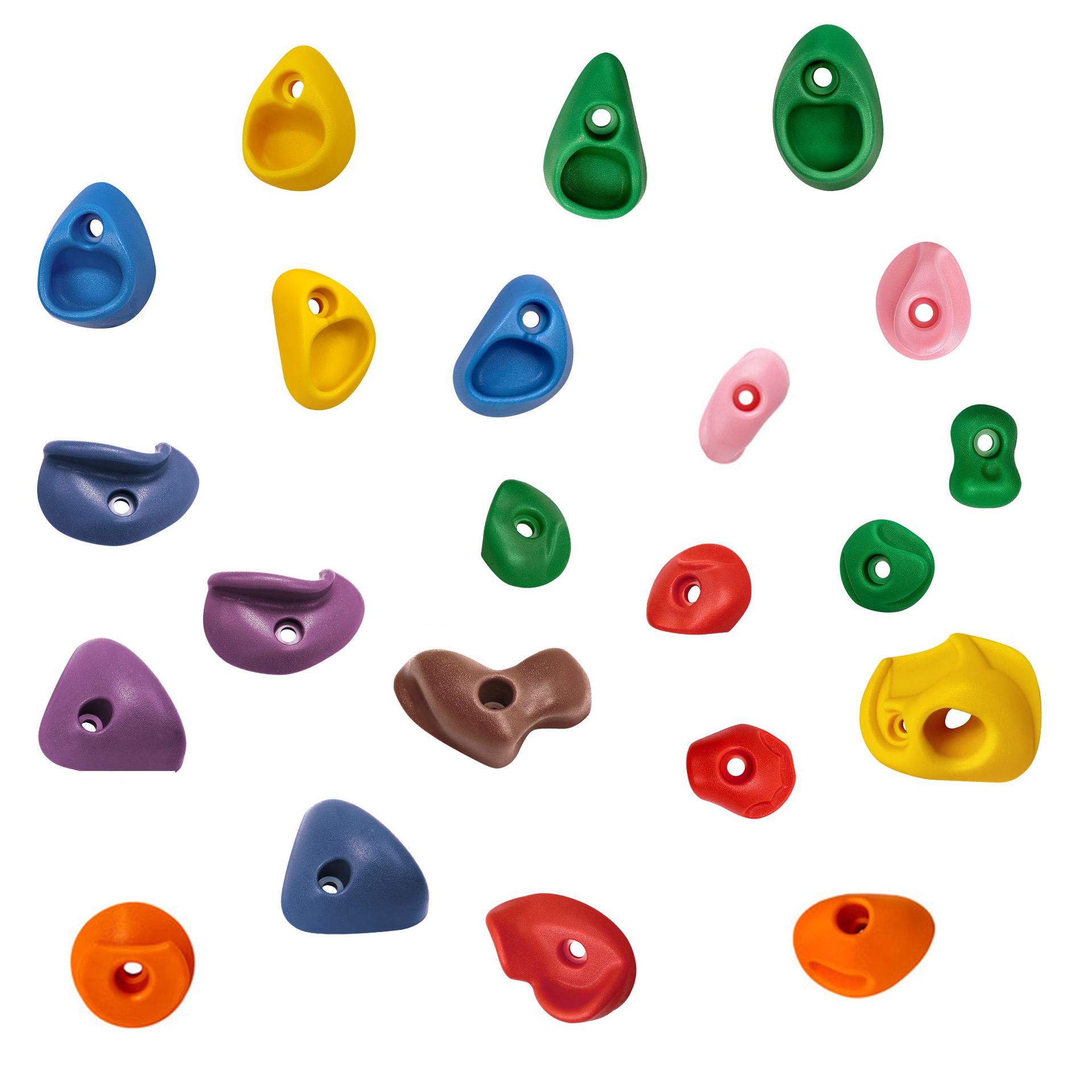 儿童攀岩石套装户外攀岩架PP材质室内攀爬墙自由组合抓手岩点搭配