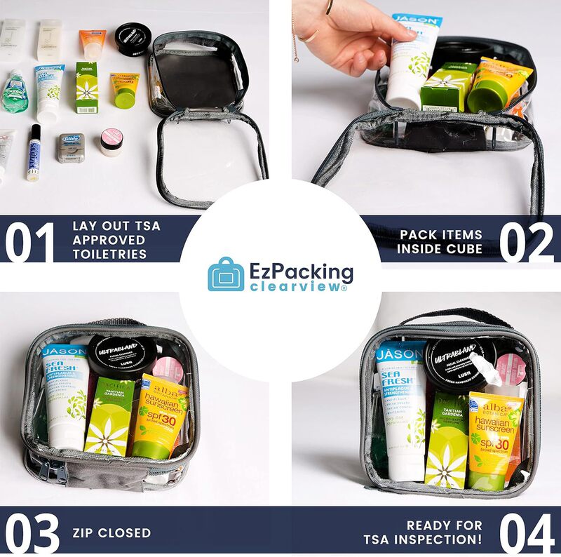 Amazon トラベルポータブルトイレタリーバッグ多機能 PVC 防水化粧品バッグ大容量美容ツール収納袋|undefined
