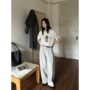 高腰显瘦气质直筒休闲裤