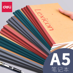デリノート B5メモ帳 厚手ソフトカバー 大学生用 シンプル宿題練習帳