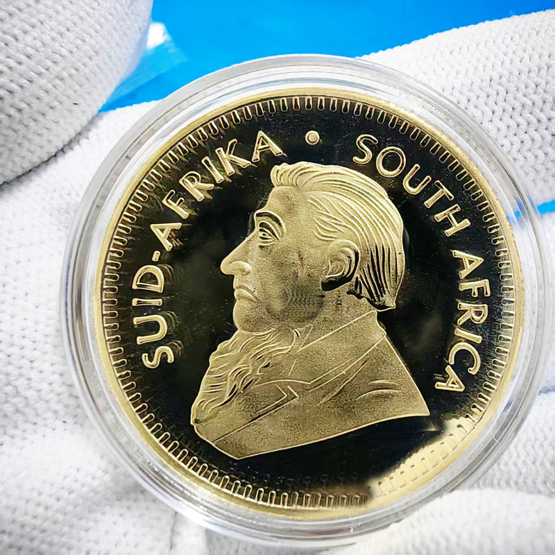 Cross-Border Foreign Trade Commemorative Coins 1967 South Africa Krugerrand Gold Coin Presidential Commemorative Medal Cross-Border Foreign Trade Commemorative Coins 1967 South Africa Krugerrand Gold Coin Presidential Commemorative Medal