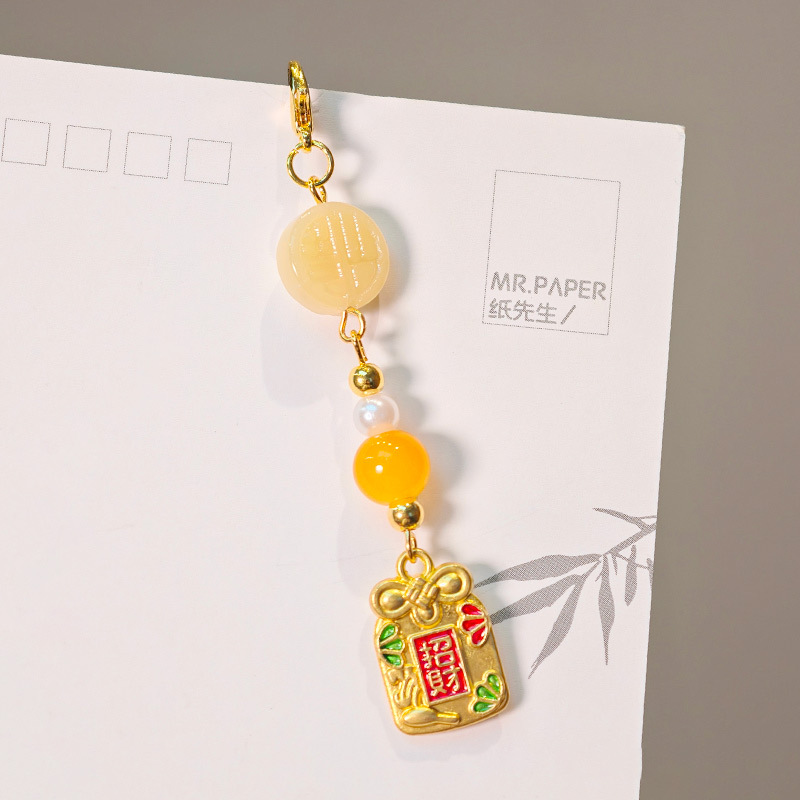 国民スタイル合金竹フレッシュピンクフラワーペンダント中国ベルペンダント古代スタイルチャイナ韓服衣類アクセサリー