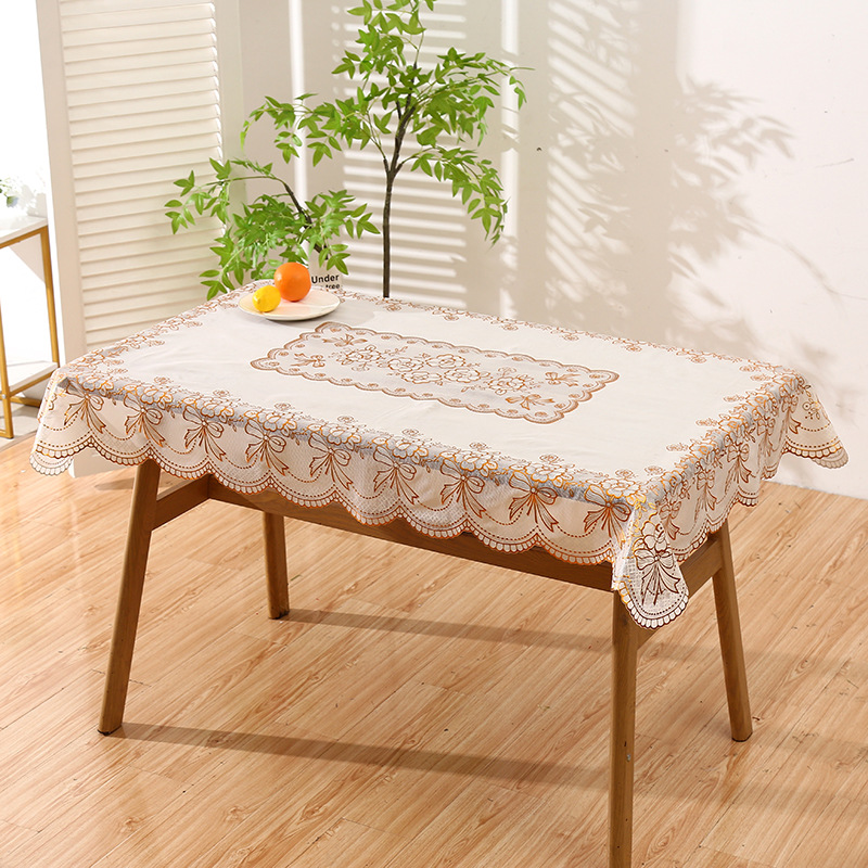 Continental de alto nivel simple rectangular flor estampado