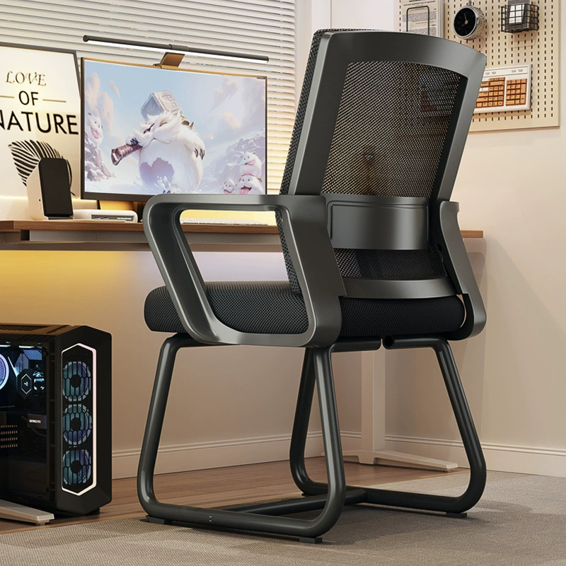 Компьютерное кресло, удобное сидячее офисное сиденье, офисное кресло, удобный домашний стол, стул со спинкой для учебы в общежитии, в форме лука