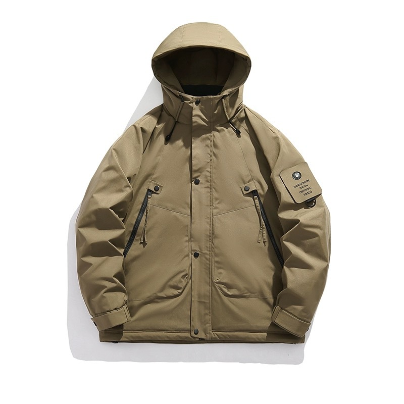 Neue Winter Assault für Herren, Kapuzenjacke, trendig, modisch, lässig, bequem, Outdoor-Arbeitskleidung, Daunenjacke_voghion.com