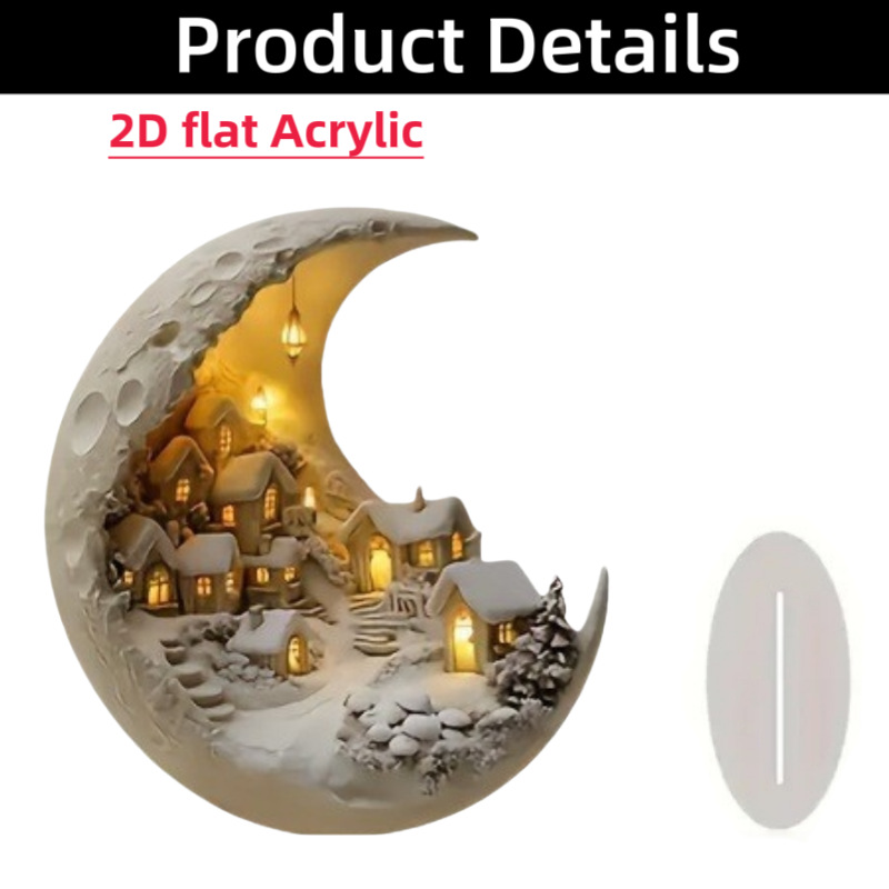 Colgar árbol acrílico de ojos malignos marca 2D hogar de escritorio de oficina emblemas arquitectura retrógrada estilo europeo nuevo pendulum image 29