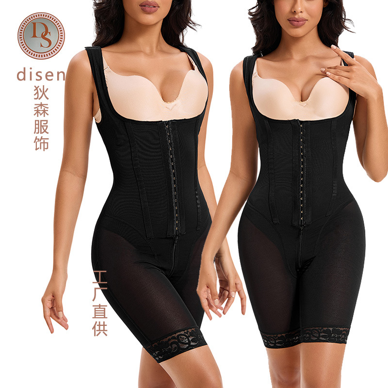 Europa y América transfronterizos ropa de cuerpo de belleza postparto chaleco de forma abdominal cintura abierta entrepierna de gran tamaño ropa de cuerpo de belleza