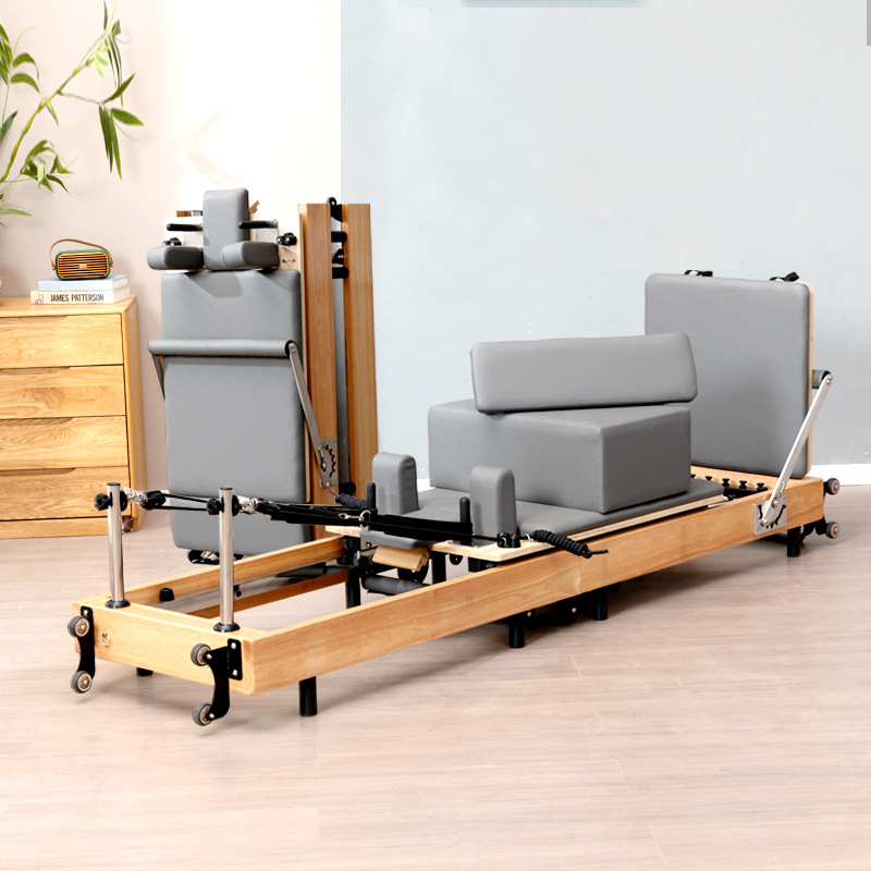 Cama de Pilates plegable, reformador móvil, equipo de fitness, reformador para el hogar, entrenador de yoga