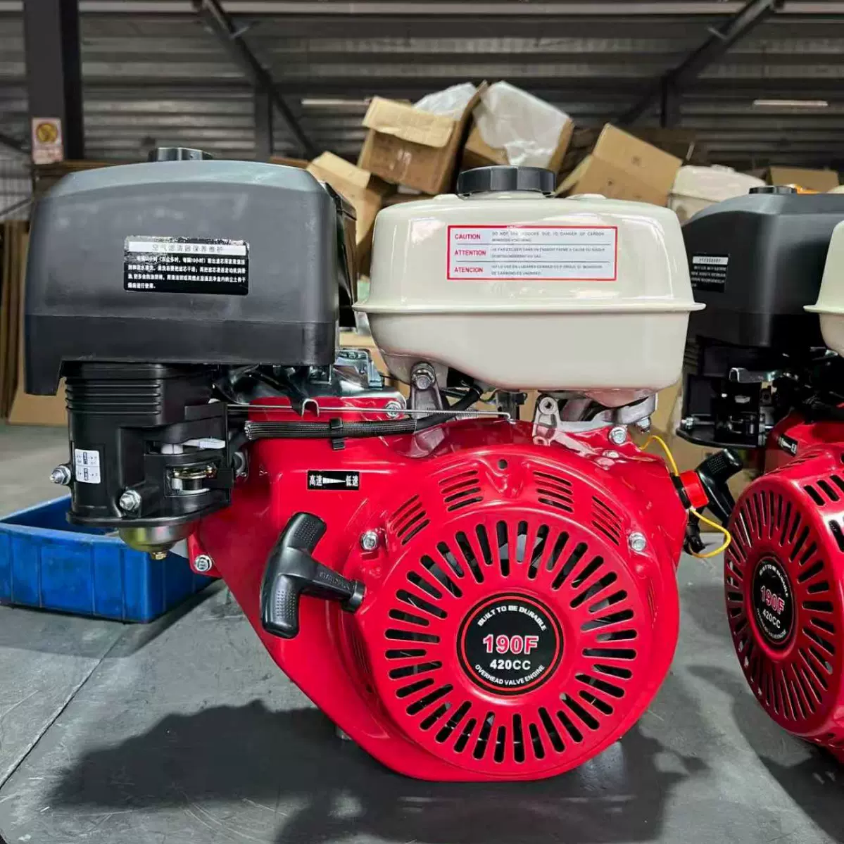 二分之一减速机机械设备户外家用170F/190F汽油发动机小型内燃机