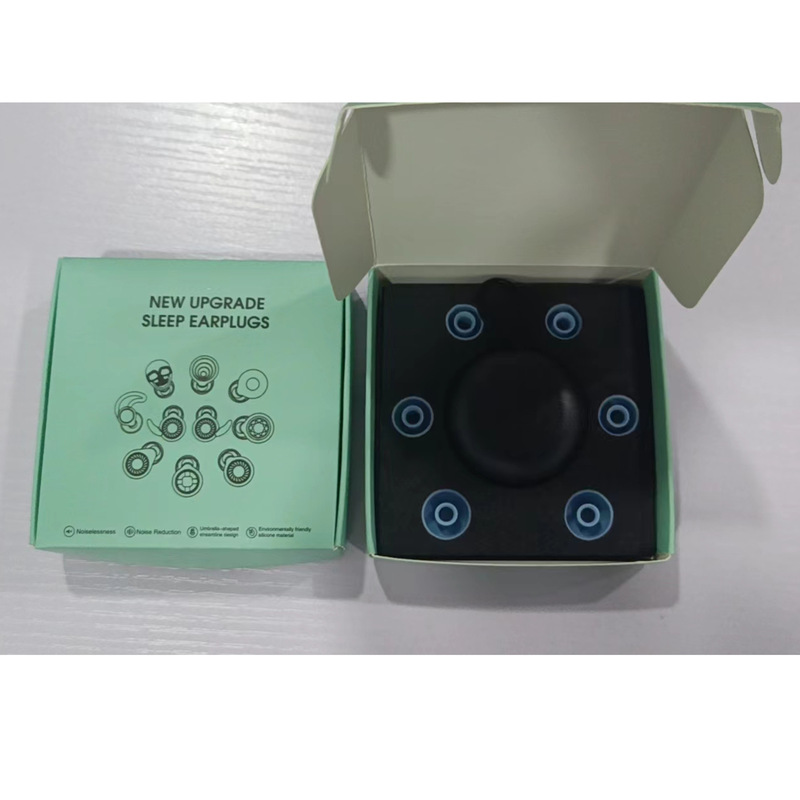 跨境定制款专供硅胶隔音降噪睡眠耳塞挂脖耳塞可定制产品logo颜色|undefined