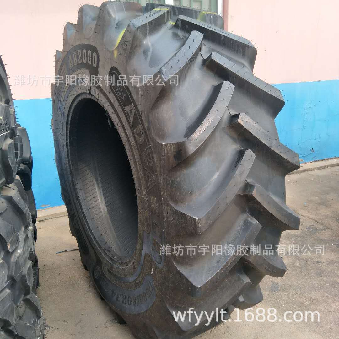 580/80R34 大马力拖拉机轮胎  子午线人字轮胎580 80R34采棉机轮