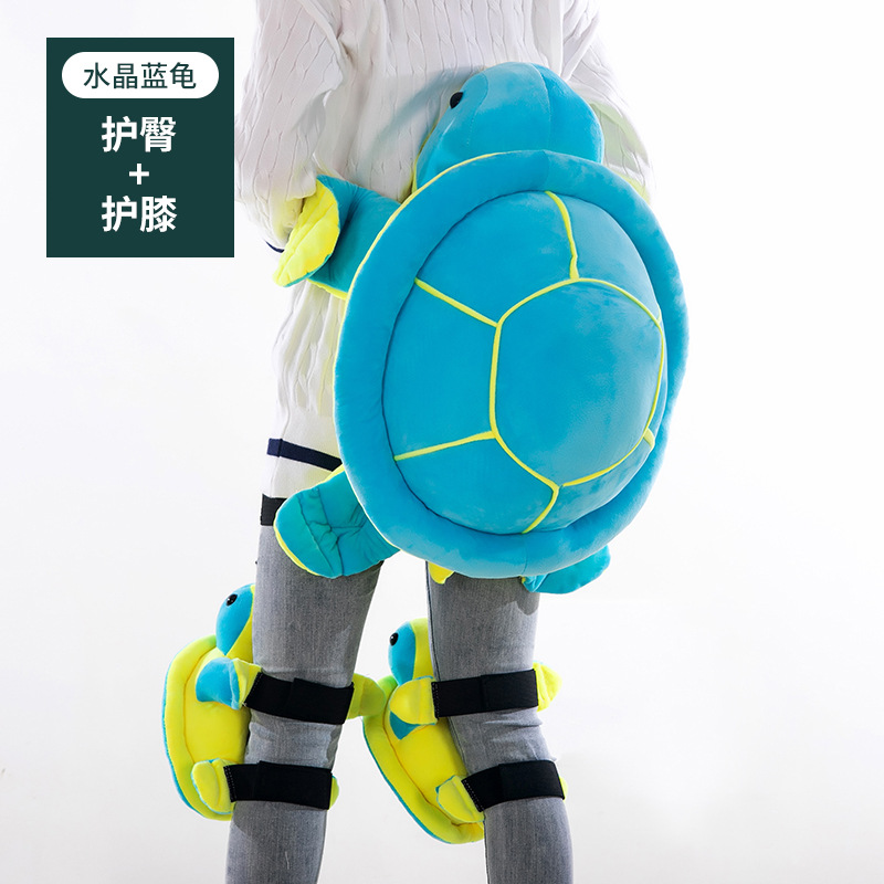 Skating Little Turtle Ski Hip Protector Cartoon Protector Double Board Veneer Roller Skate Hip Knee Protector Ass Pad Protection